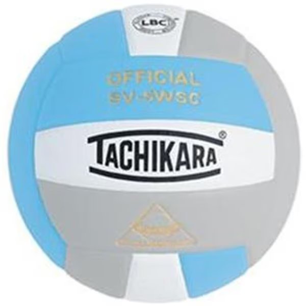 Tachikara SV5WSC.PBWSL Sensi-Tec Composite High Performance Volleyball - Powder Blue-White-Silver Gray, Tachikara, Mfr#: SV5WSC.PBWSL